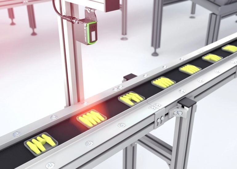 The DTECT sensor measuring geometry to determine a complete package