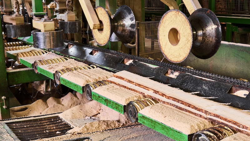 Wood processing is one example of an industrial setting with
combustible dust.