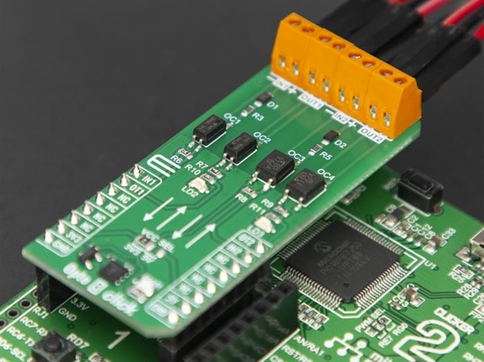  Figure 2. The Click board ecosystem from MIKROE is designed for wide support across many electrical applications.