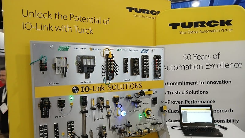 Turck’s support for IO-Link across nearly every network protocol.