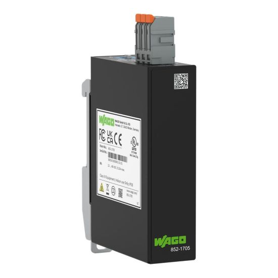 Wago’s SPE media converter serves as a budget-friendly plug-and-play solution for long-range Ethernet connections