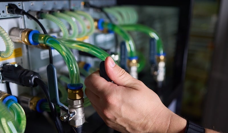  Figure 2. Modern data center automation is the integration of computer equipment with power and infrastructure reliability, like cooling systems.