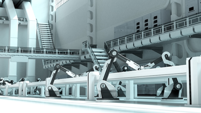 Figure 2. Large, distributed sensor and control systems make
industrial automation well-suited to SPE.