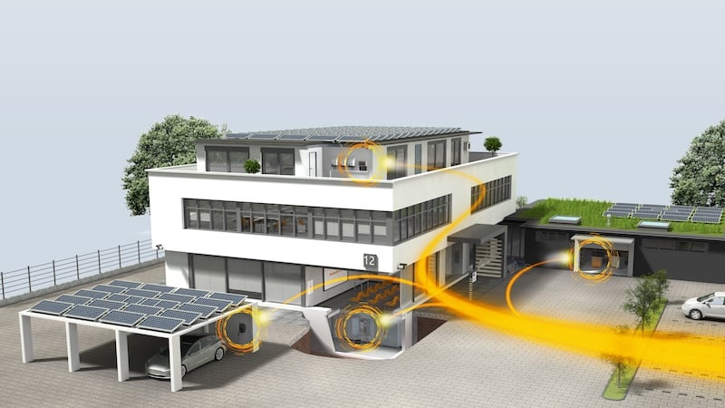 Figure 4. Compact, energy-efficient SPE systems provide reliable
Ethernet connectivity for building automation.