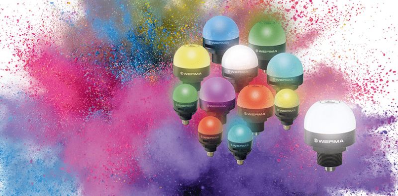 Seven different color options give users a broad range of possible light combinations