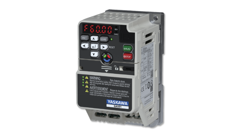 Yaskawa’s industrial AC microdrive features dual-port embedded Ethernet