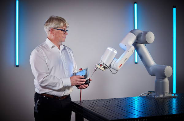 An image of a GoFa series cobot in use.