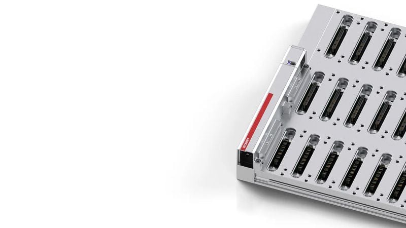 Beckhoff has expanded its MX-System to include 3-row baseplates (pictured above) and size 3 function modules for bigger and more complex applications