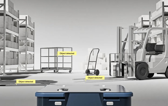 The success of AMRs relies on object detection for the safety of workers and the robot itself.