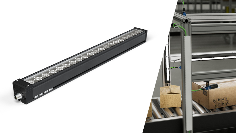 Wenglor’s new LBF high-power LED bar light has a 2.5 million lux light output at a distance of 200 mm