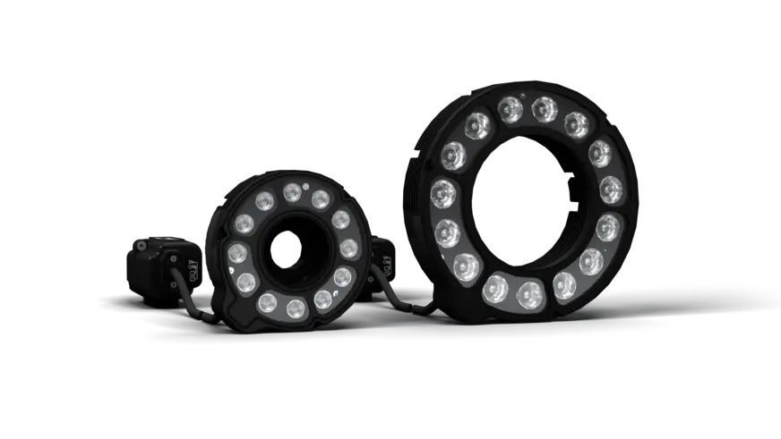 The new wenglor LRL ring light is available in two sizes and three light colors